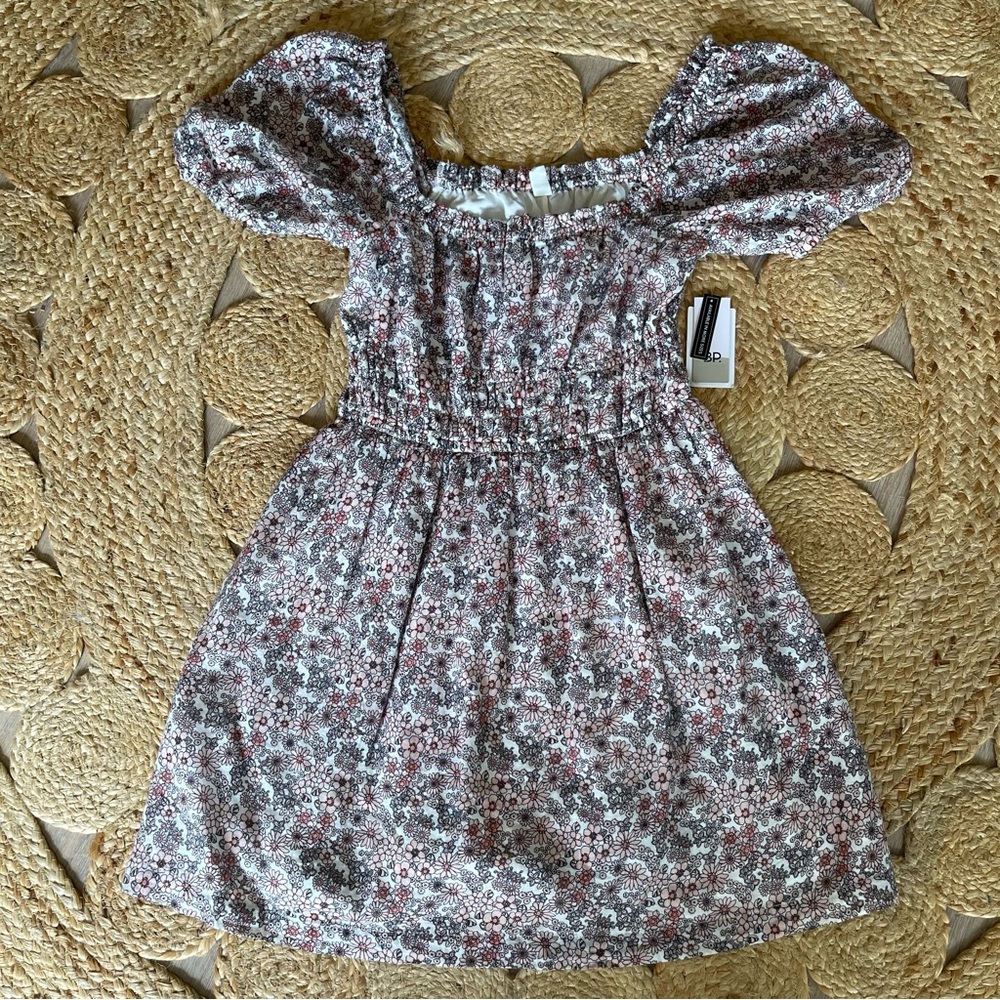 Women's Nordstrom BP Seventies Flat Floral Dress Size S New
